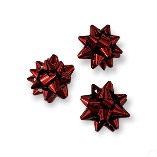 Picture of PRESENT BOW 3CM METALLIC RED